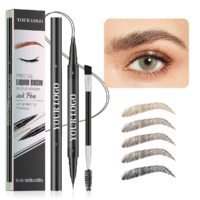 Private Label 2 in 1 Dual-Tip Precision Liquid Brow Pen